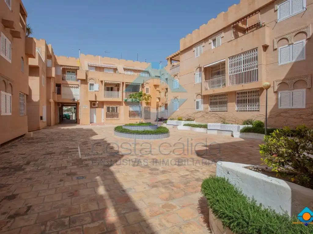 Exterior view of Flat for sale in Mazarrón  with Air Conditioner, Private garden and Terrace
