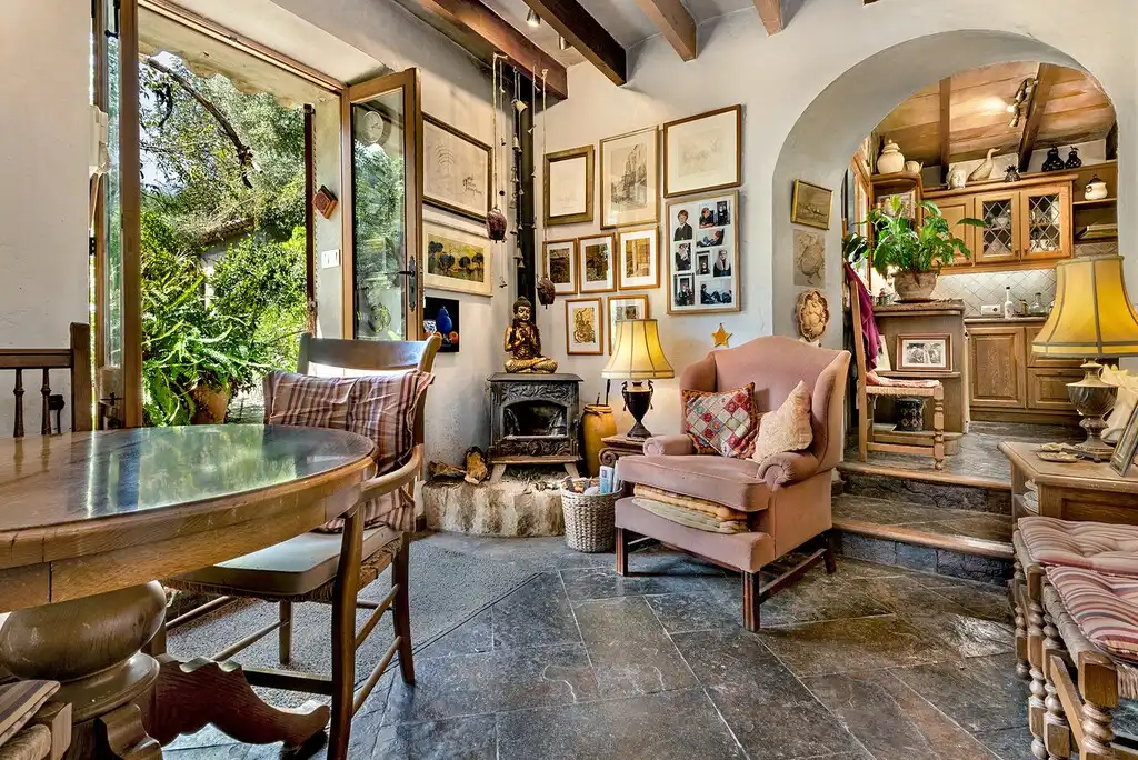 Living room of Country homes for sale in Mancor de la Vall  with Private garden, Terrace and Swimming Pool