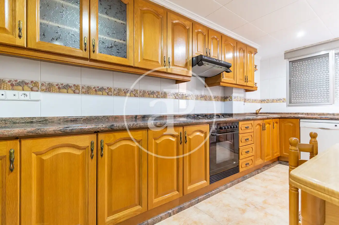 Kitchen of Flat for rent in Valencia  with Air Conditioner, Heating and Furnished