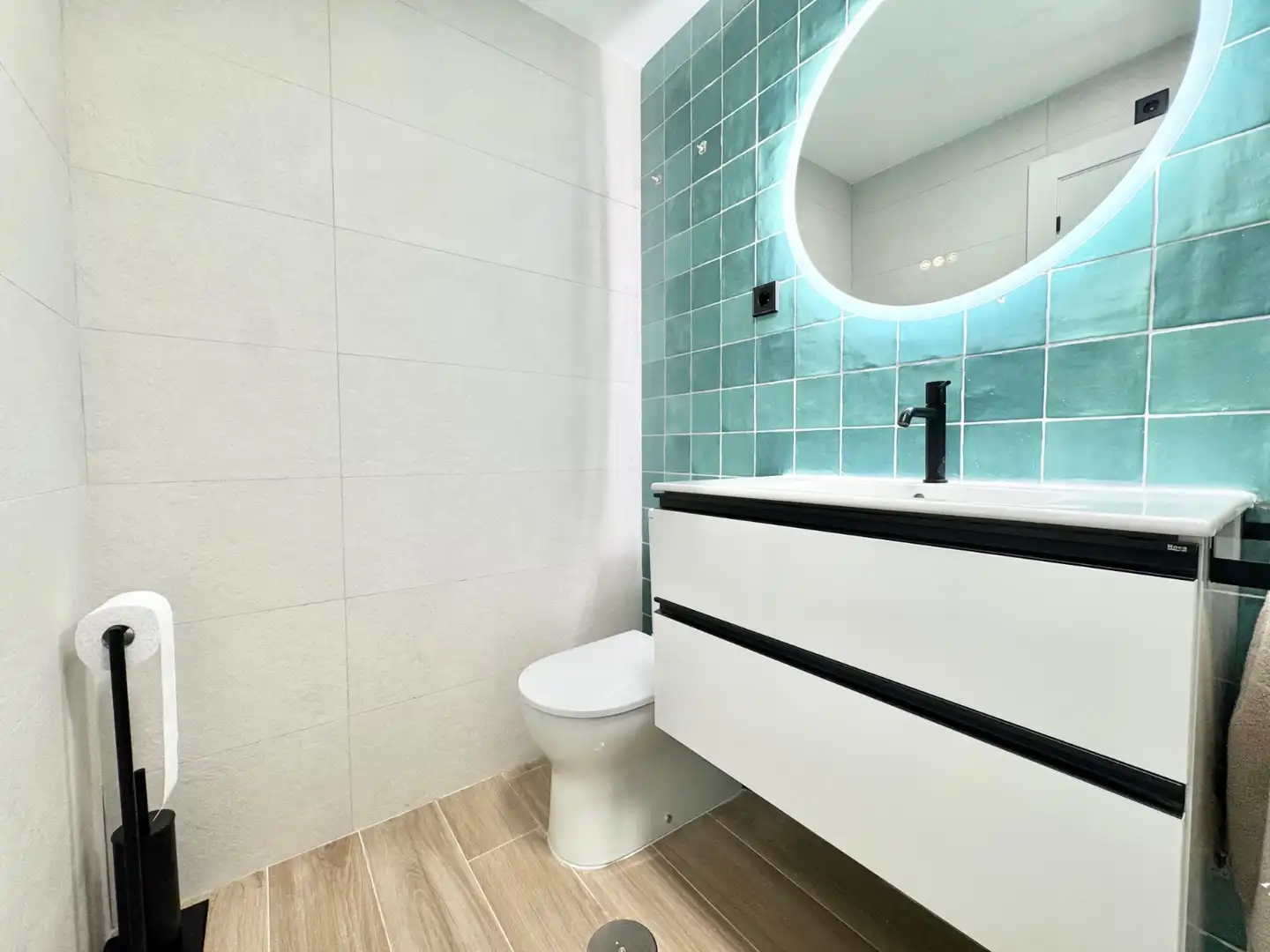 Badezimmer von Wohnungen zur Miete in San Javier mit Klimaanlage, Terrasse und Schwimmbad