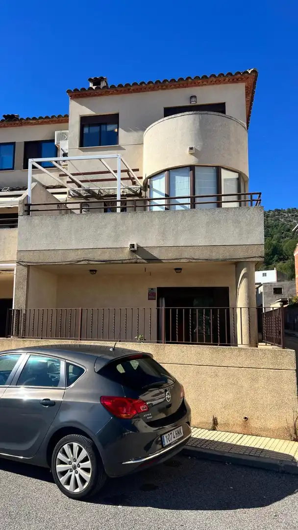 Exterior view of Detached homes for sale in La Pobla de Tornesa  with Private garden, Terrace and Storage room