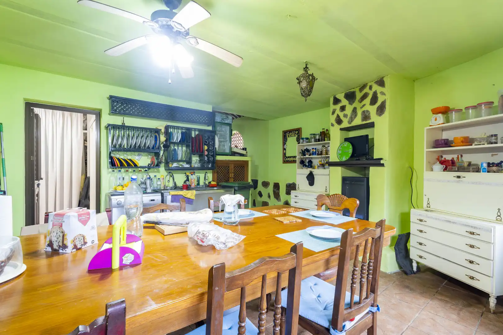 Cocina de Finca rústica en venta en San Cristóbal de la Laguna con Calefacción, Jardín privado y Terraza