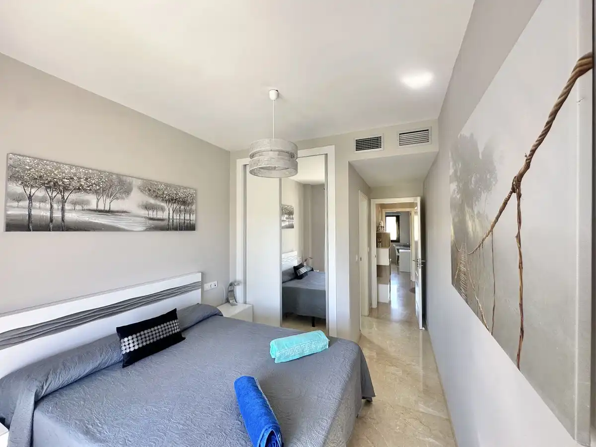 Schlafzimmer von Wohnungen zum Verkauf in Mijas mit Klimaanlage, Heizung und Terrasse