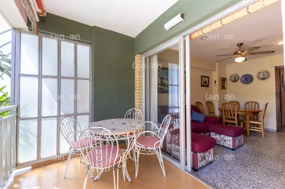 Terraza de Apartamento en venta en La Pobla de Farnals con Terraza, Amueblado y Piscina comunitaria