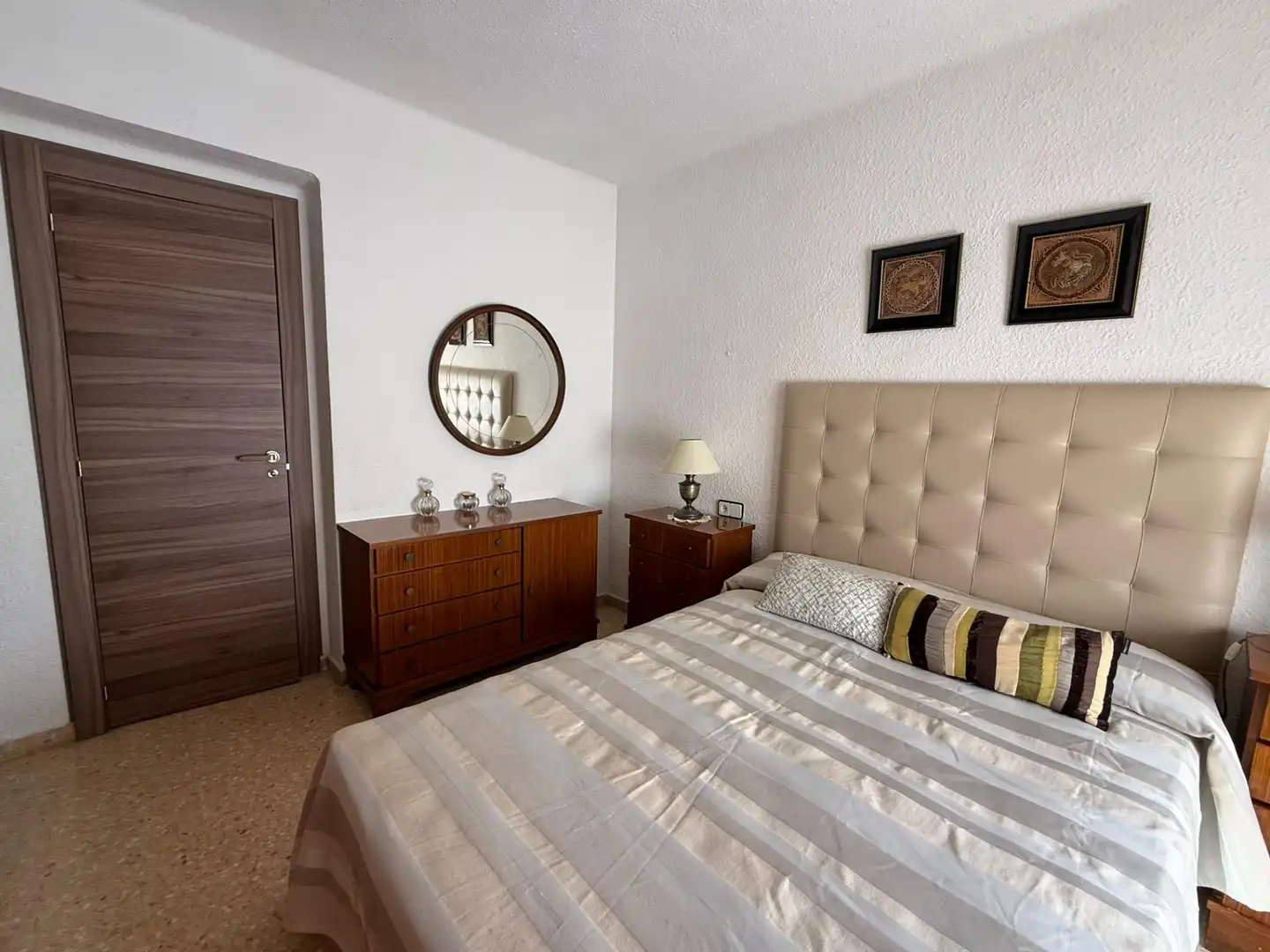 Bedroom of Flat for sale in Benetússer  with Air Conditioner, Heating and Balcony