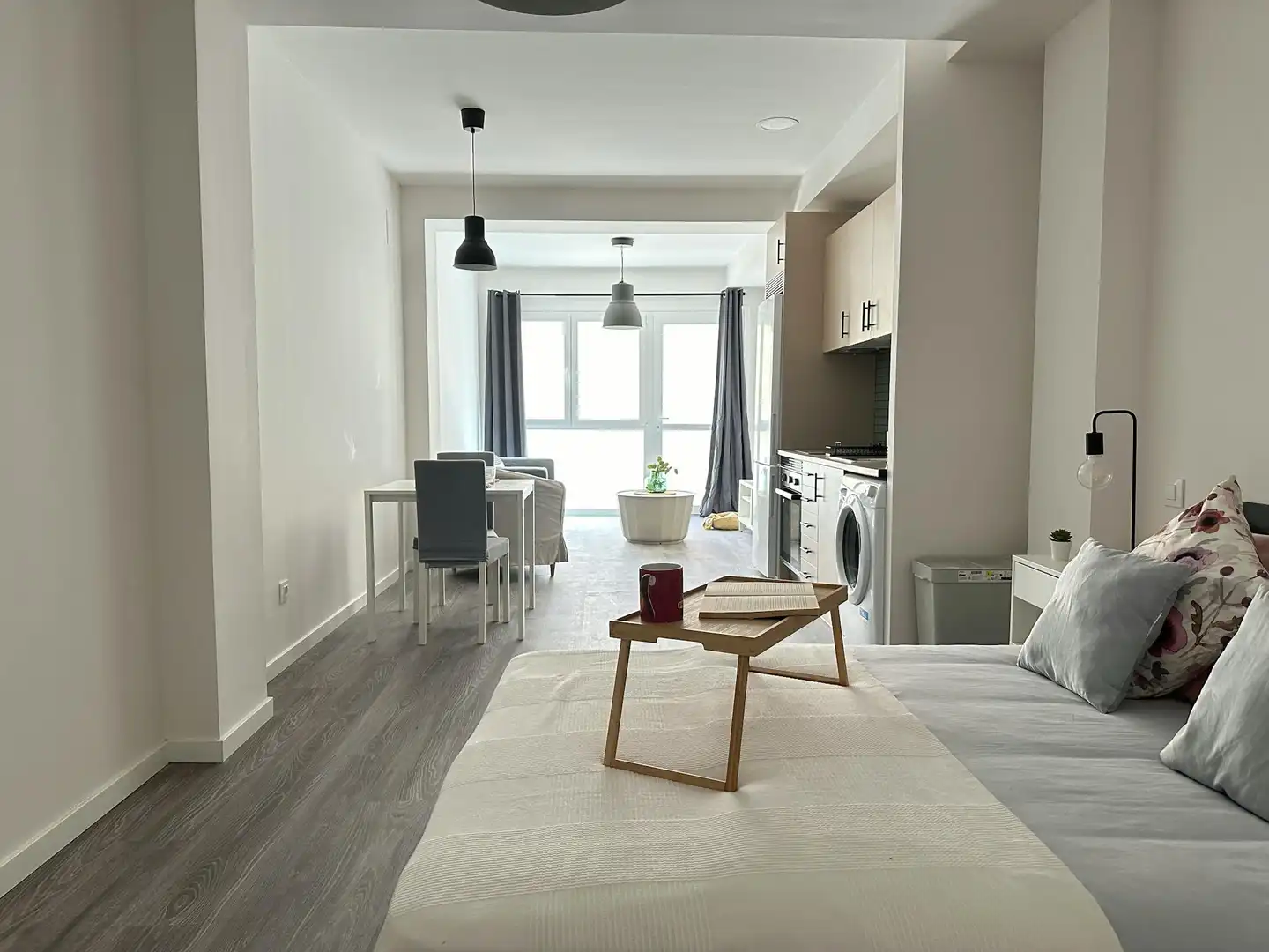 Bedroom of Flat for rent in Madrid  with Air Conditioner, Heating and Furnished