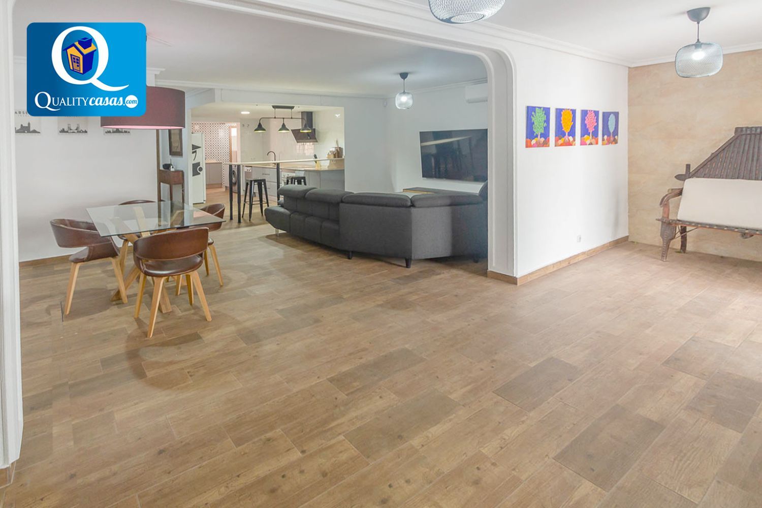 Living room of Single-family semi-detached for sale in San Vicente del Raspeig / Sant Vicent del Raspeig  with Air Conditioner, Terrace and Storage room