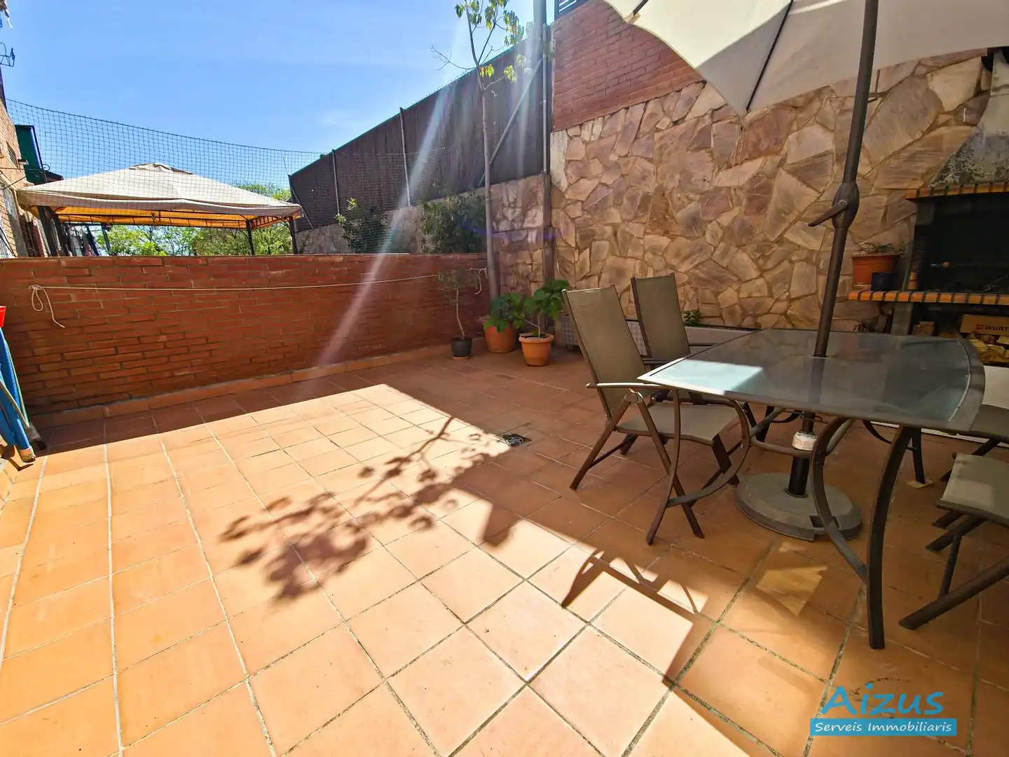 Terraza de Casa adosada en venta en Santa Perpètua de Mogoda con Aire acondicionado, Calefacción y Terraza