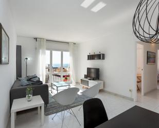 Sala d'estar de Apartament de lloguer en El Masnou amb Moblat, Forn i Rentadora