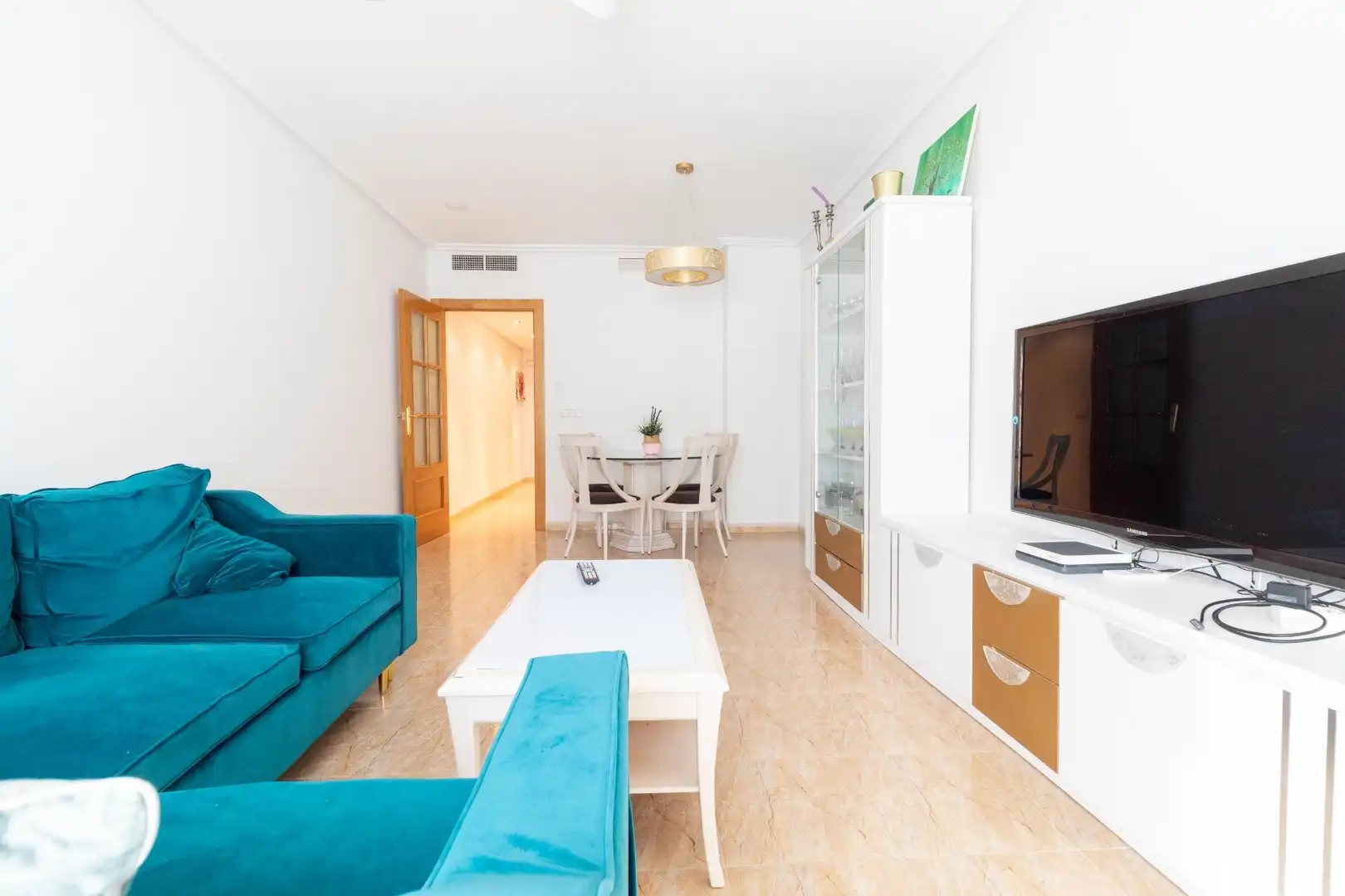 Living room of Flat for sale in Molina de Segura  with Air Conditioner, Terrace and Storage room