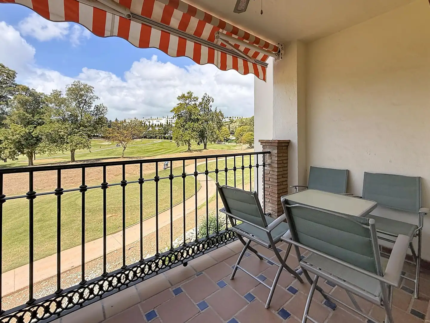 Terraza de Apartamento en venta en Mijas con Aire acondicionado, Calefacción y Jardín privado