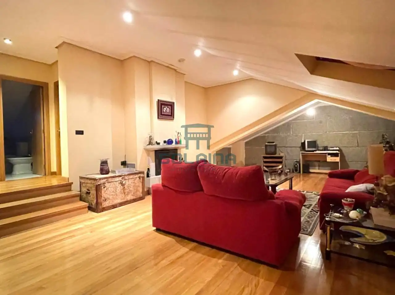 Living room of Houses for sale in Ourense Capital   with Heating, Private garden and Terrace