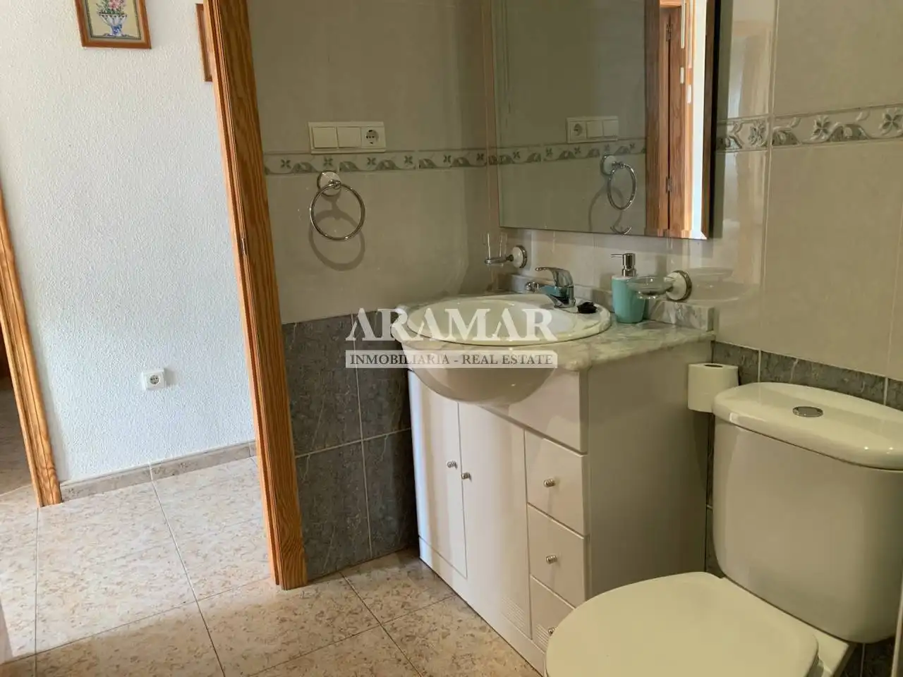 Baño de Apartamento en venta en Dénia con Terraza