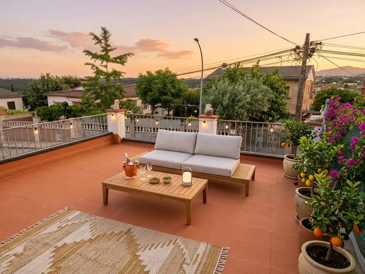 Casa con terraza en venta en Carrer de Sant Eduard
