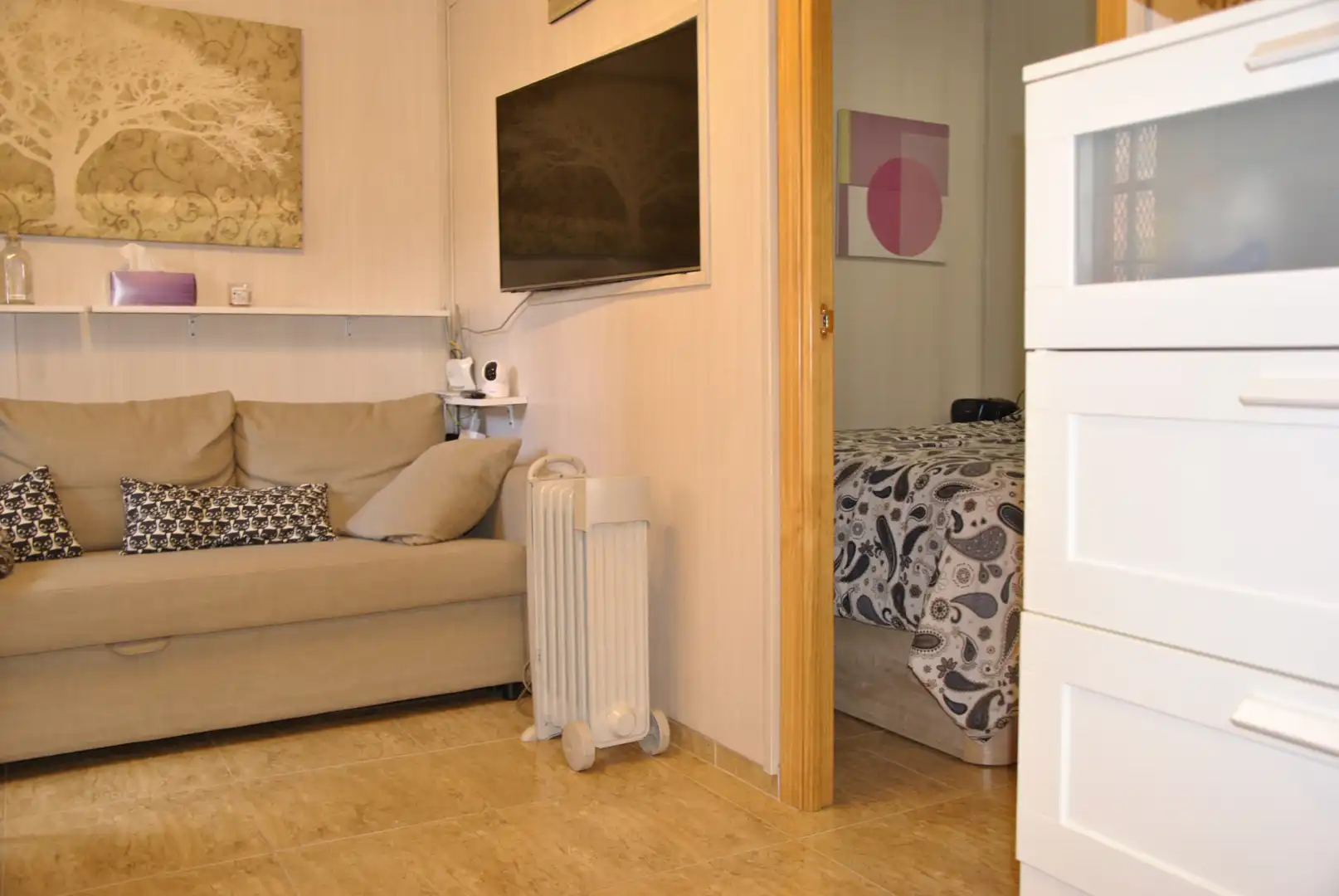 Bedroom of Houses for sale in Plasencia  with Furnished, Oven and Washing machine