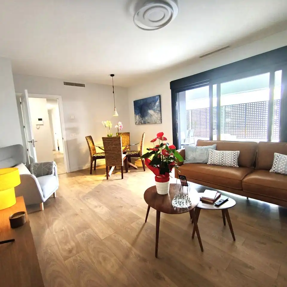 Wohnzimmer von Wohnungen zur Miete in Las Palmas de Gran Canaria mit Terrasse, Möbliert und Internet