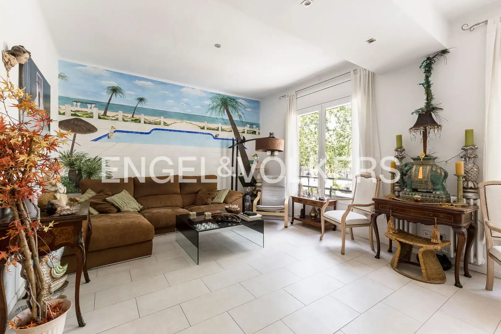 Sala de estar de Piso en venta en Barcelona con Aire acondicionado, Calefacción y Terraza