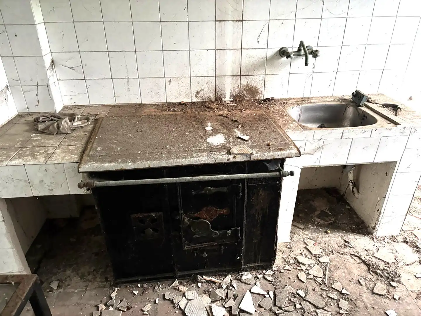Cocina de Casa adosada en venta en Culleredo con Jardín privado
