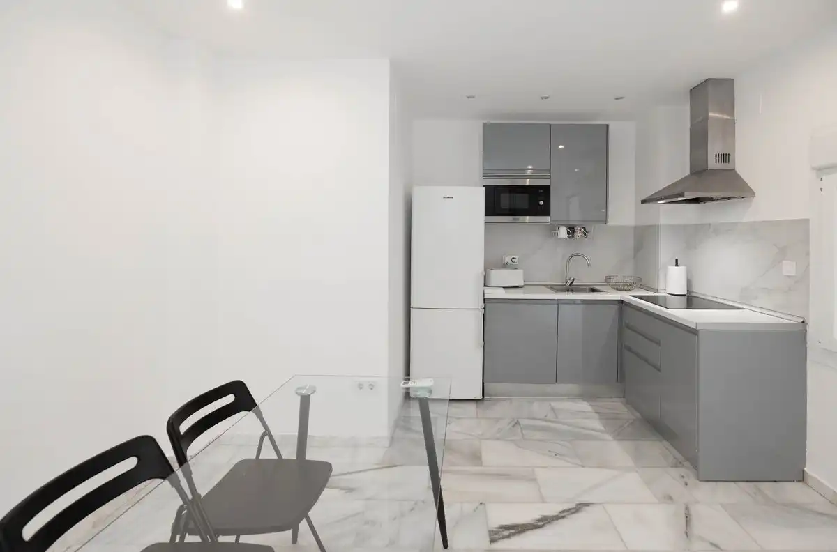 Cocina de Planta baja en venta en Torremolinos con Aire acondicionado, Calefacción y Jardín privado