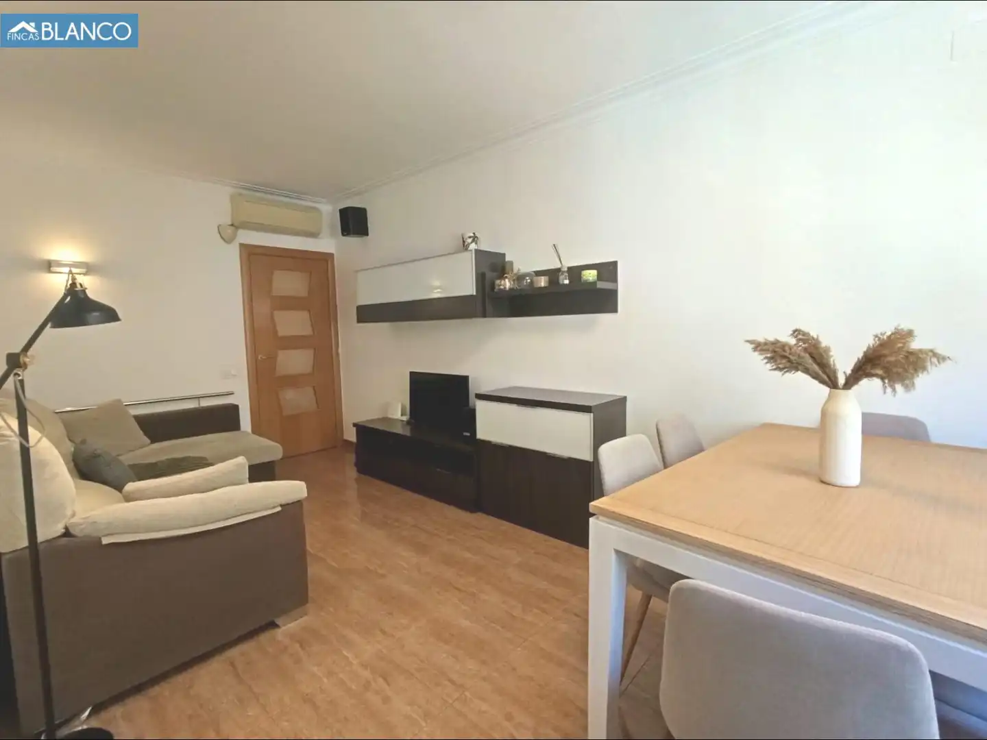 Sala de estar de Piso en venta en L'Hospitalet de Llobregat con Aire acondicionado, Calefacción y Jardín privado