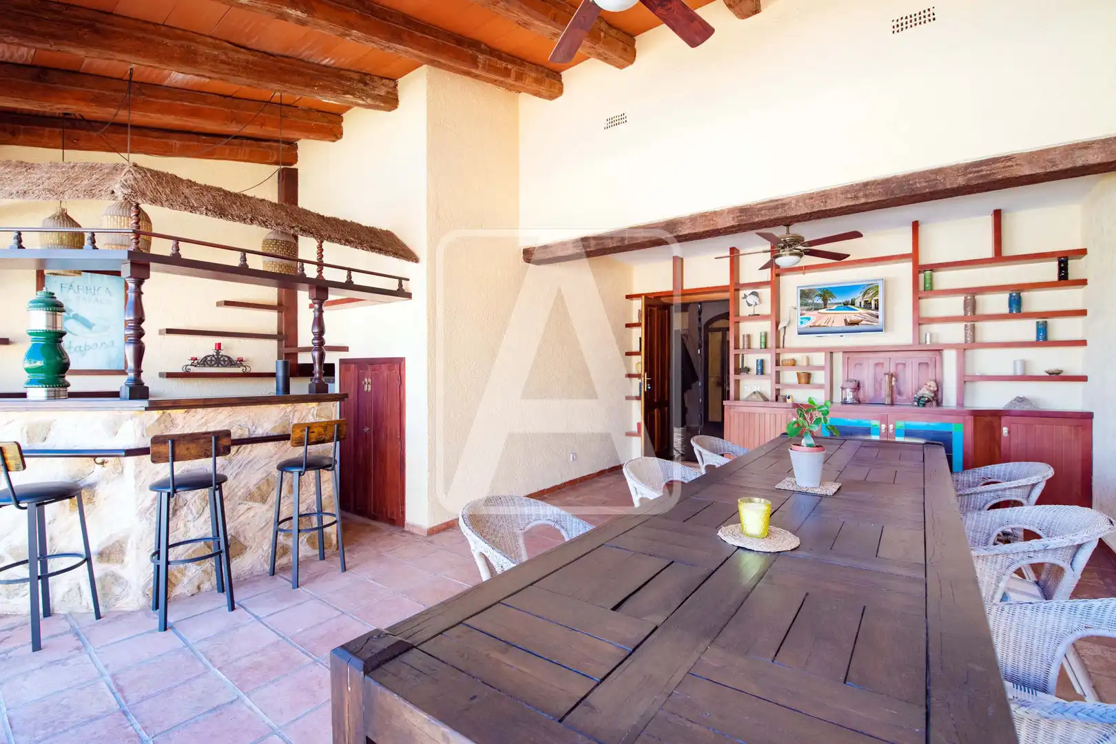 Cocina de Finca rústica en venta en Benissa con Aire acondicionado, Calefacción y Jardín privado