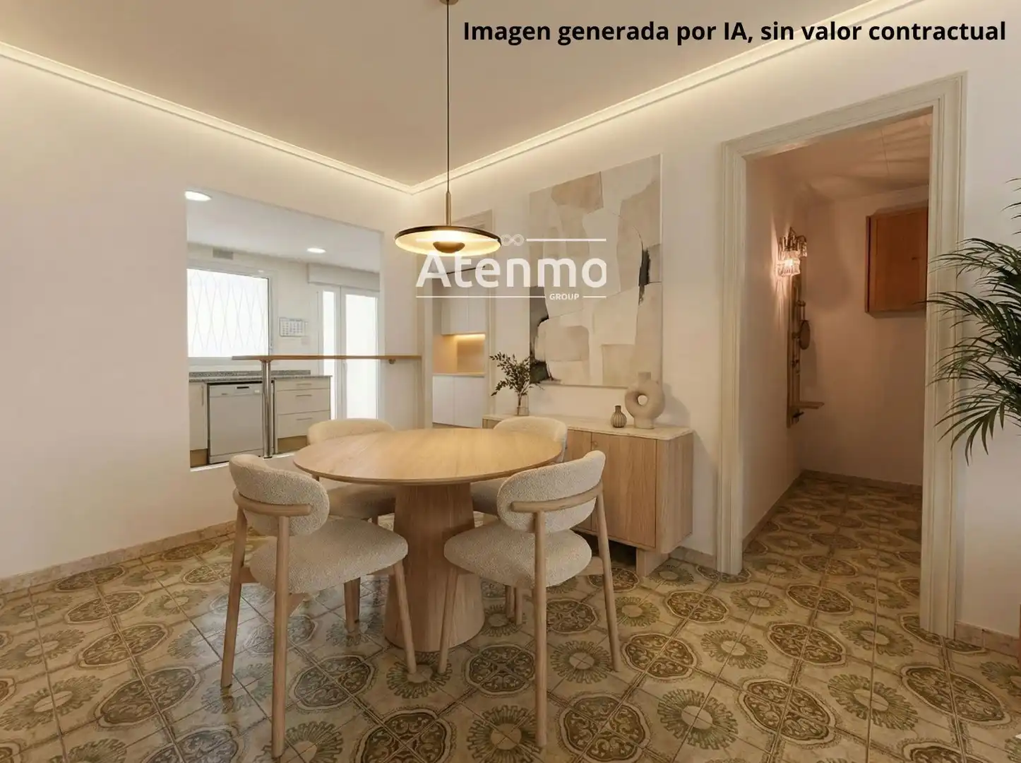 Comedor de Piso en venta en Barcelona con Calefacción, Jardín privado y Terraza