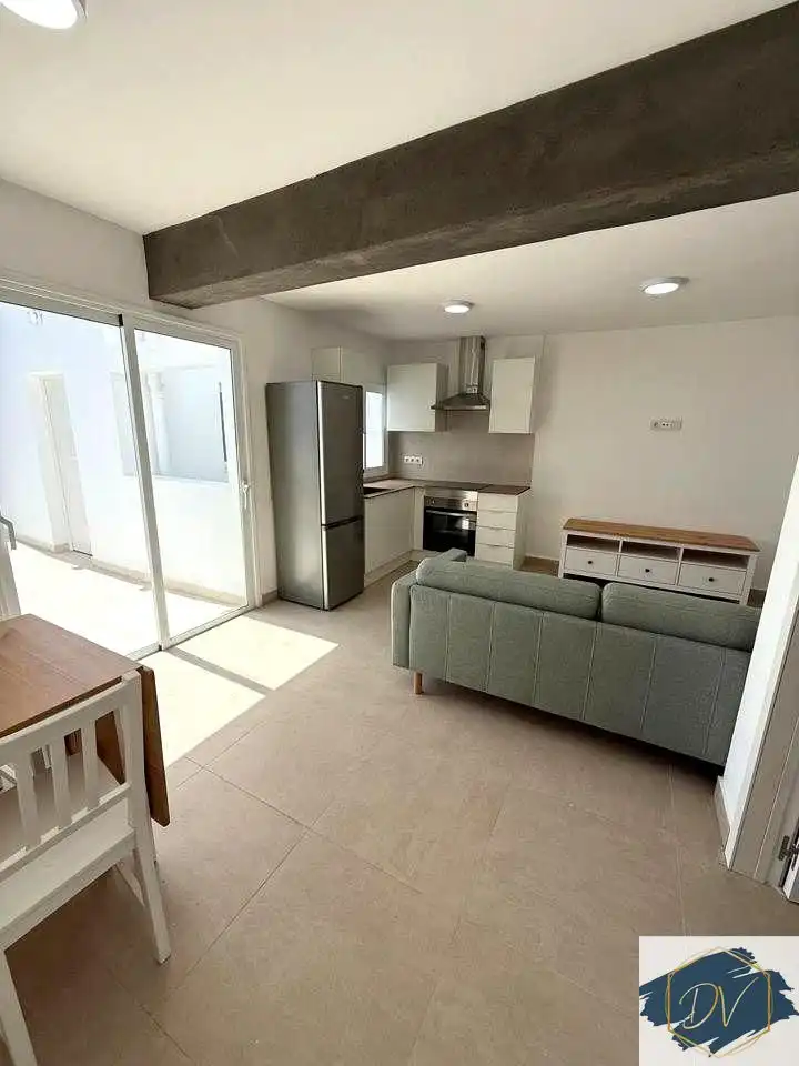 Cocina de Ático de alquiler en San Cristóbal de la Laguna con Terraza y Amueblado