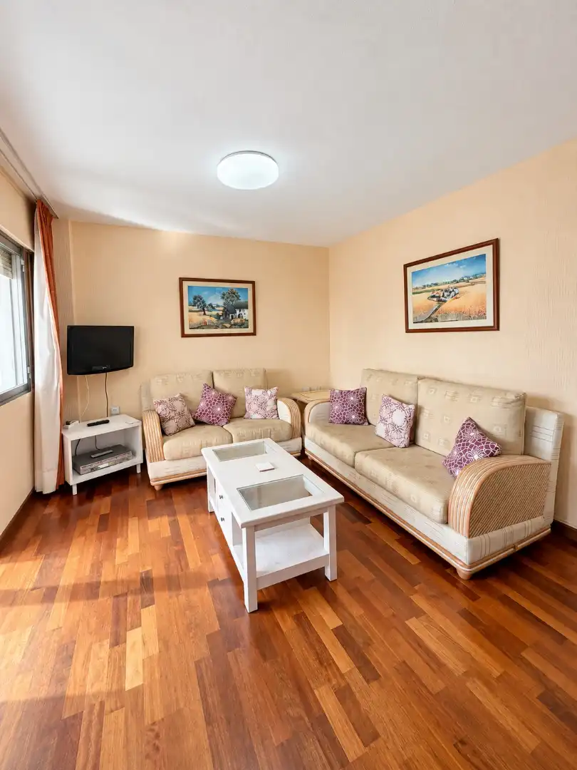 Sala de estar de Piso en venta en Torremolinos con Terraza, Amueblado y Lavadora