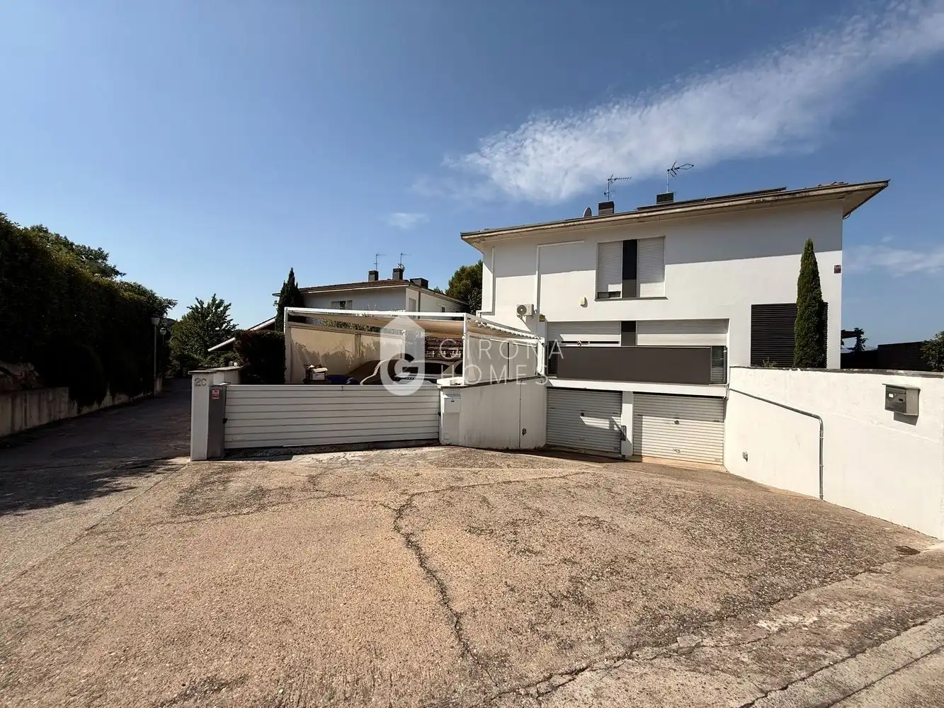 Vista exterior de Casa adosada en venta en Girona con Aire acondicionado, Calefacción y Terraza