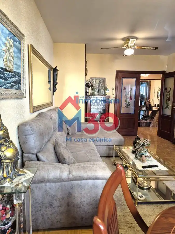 Sala de estar de Piso en venta en Miranda de Ebro con Calefacción, Parquet y Terraza