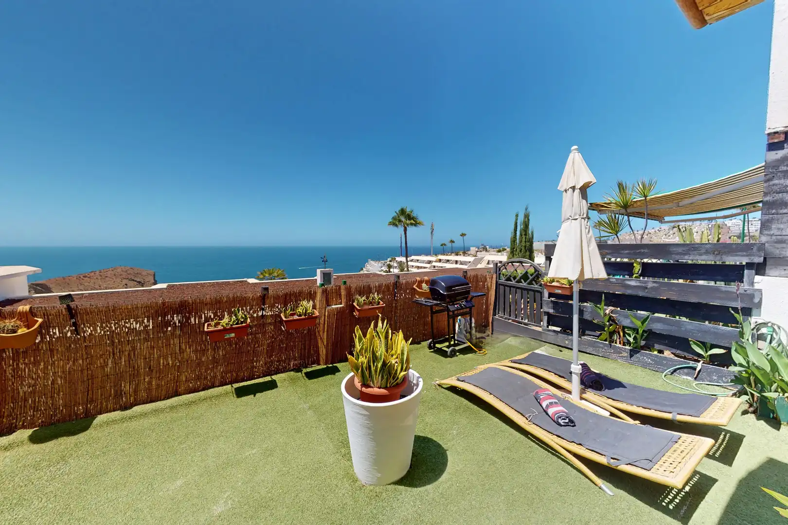 Terrace of Flat for sale in Mogán  with Air Conditioner, Heating and Terrace
