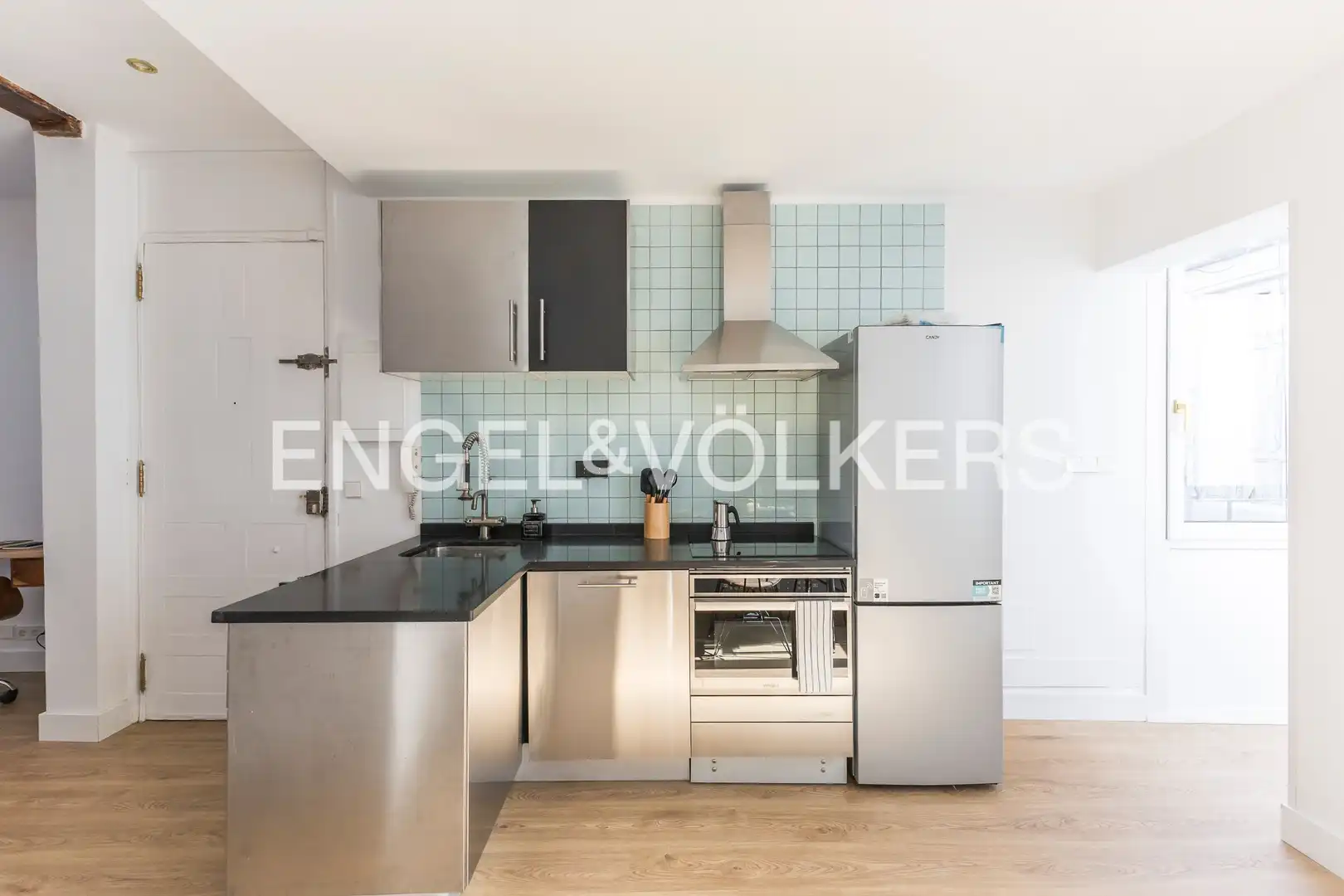 Küche von Maisonette zur Miete in Madrid mit Klimaanlage und Heizung