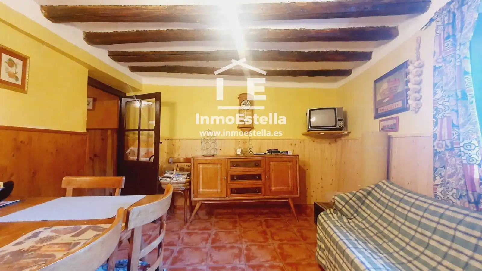 Vista exterior de Casa adosada en venta en Allo con Calefacción, Jardín privado y Terraza
