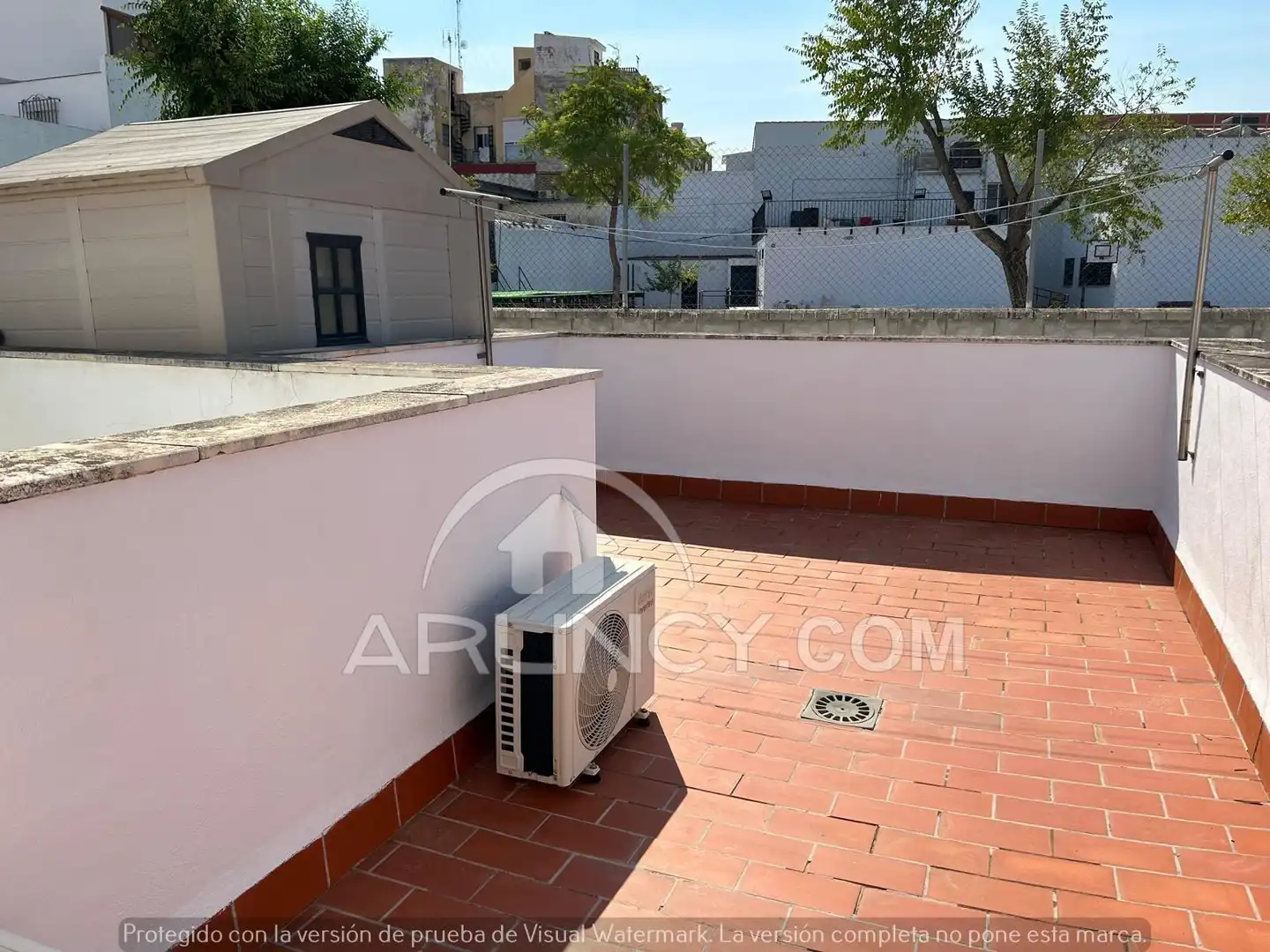 Terraza de Dúplex de alquiler en Alcalá de Guadaira con Aire acondicionado y Terraza