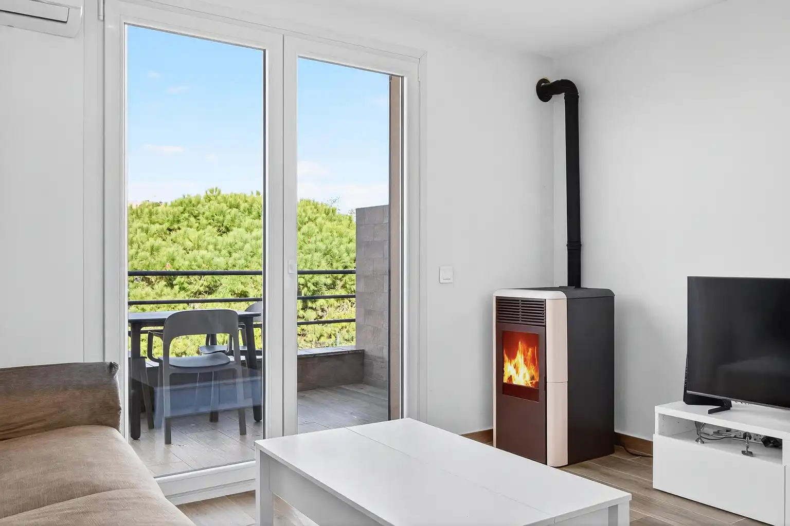 Bedroom of Duplexes for sale in Begur  with Air Conditioner, Heating and Terrace