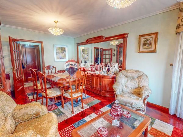 Dining room of Flat for sale in Vigo   with Heating, Parquet flooring and Terrace