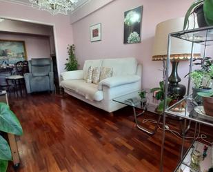 Living room of Flat for sale in A Coruña Capital   with Heating and Balcony