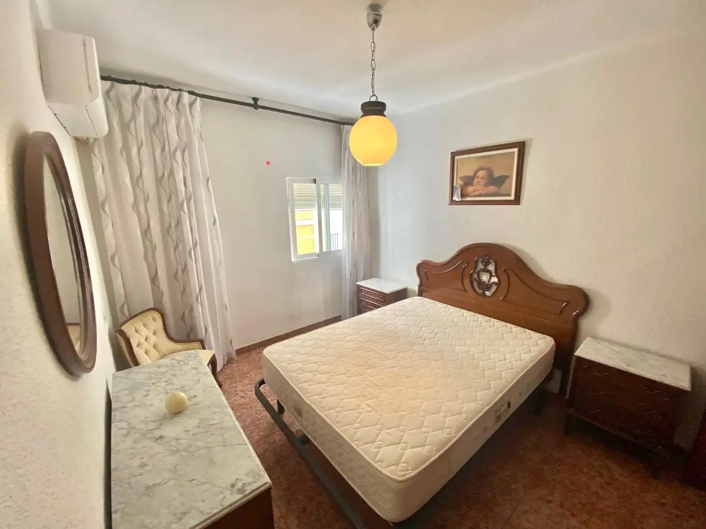 Bedroom of Flat for sale in Granada  with Furnished and Balcony