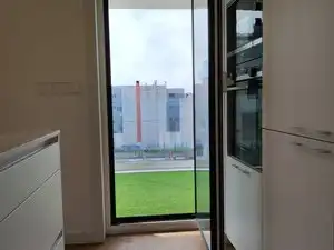 Kitchen of Flat for sale in Oleiros  with Heating, Terrace and Furnished
