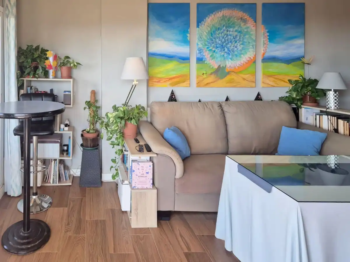 Sala de estar de Apartamento en venta en Mijas con Aire acondicionado, Calefacción y Piscina