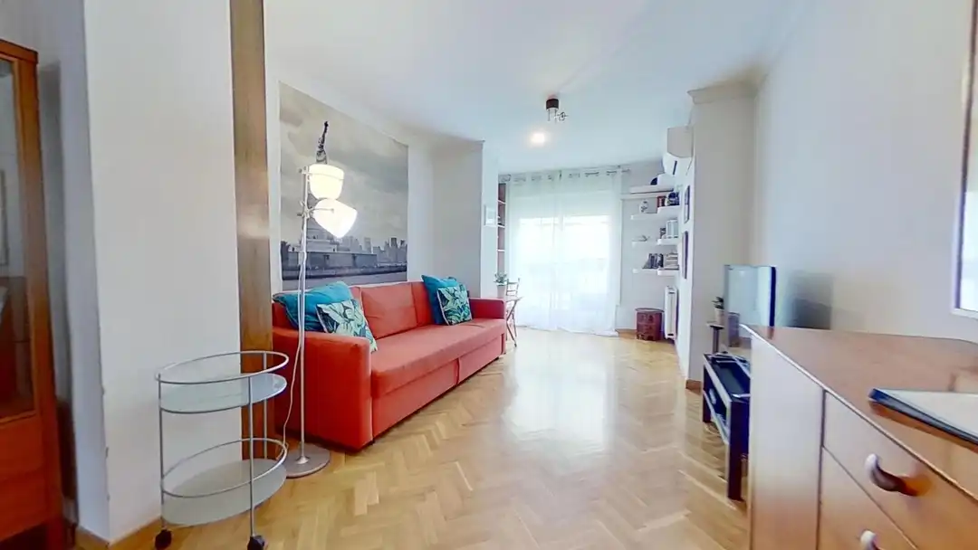 Sala d'estar de Pis de lloguer en  Madrid Capital amb Aire condicionat, Calefacció i Forn