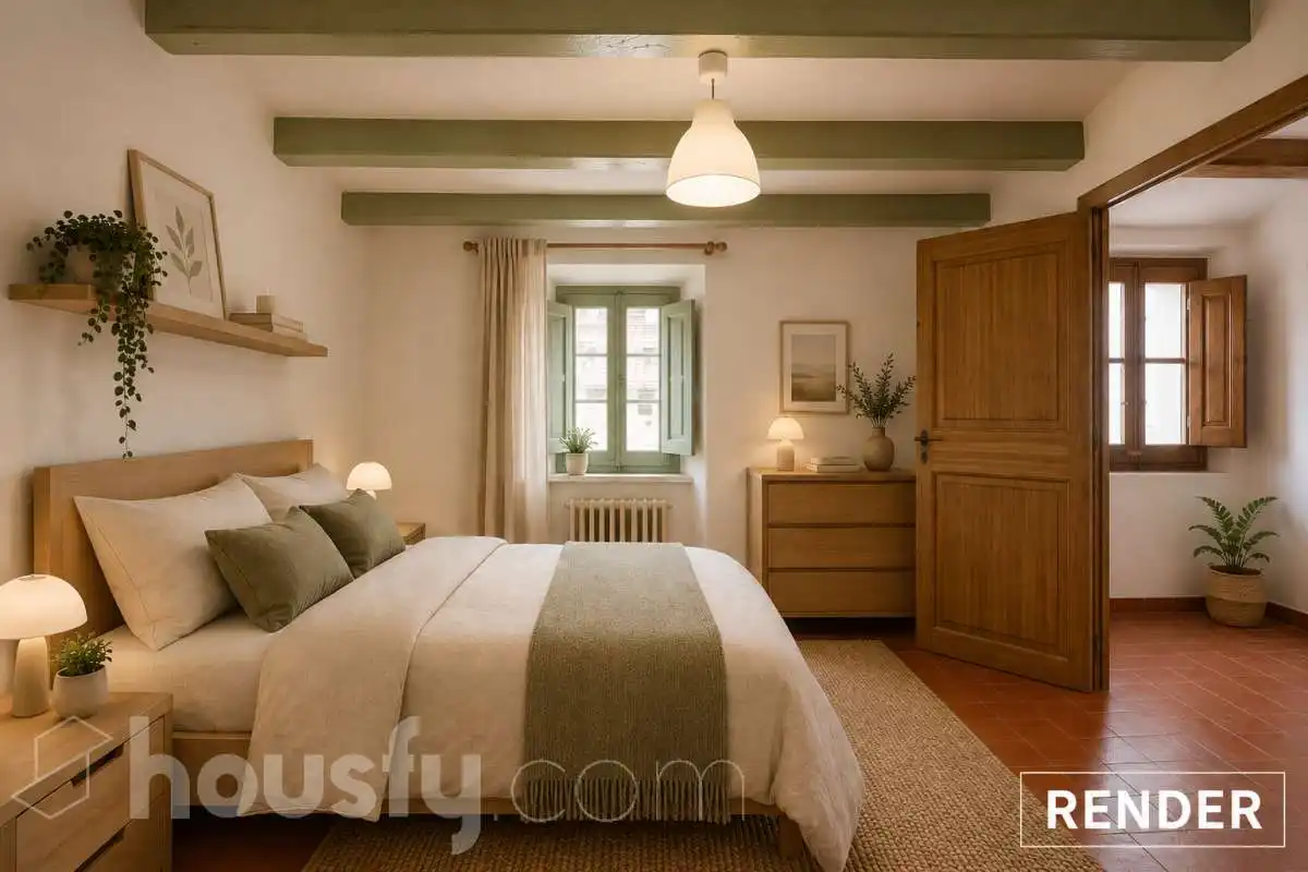 Habitación de Casa adosada en venta en Santa Margarida I Els Monjos con Trastero