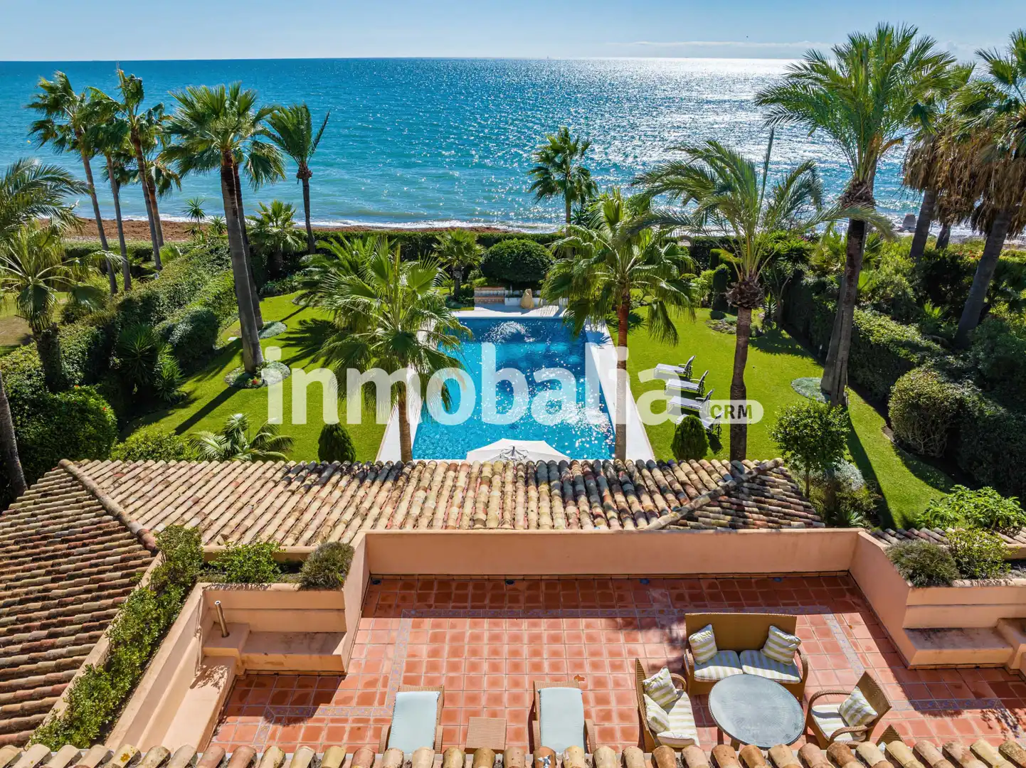 Jardí de Casa o xalet en venda en Estepona amb Aire condicionat, Jardí privat i Terrassa