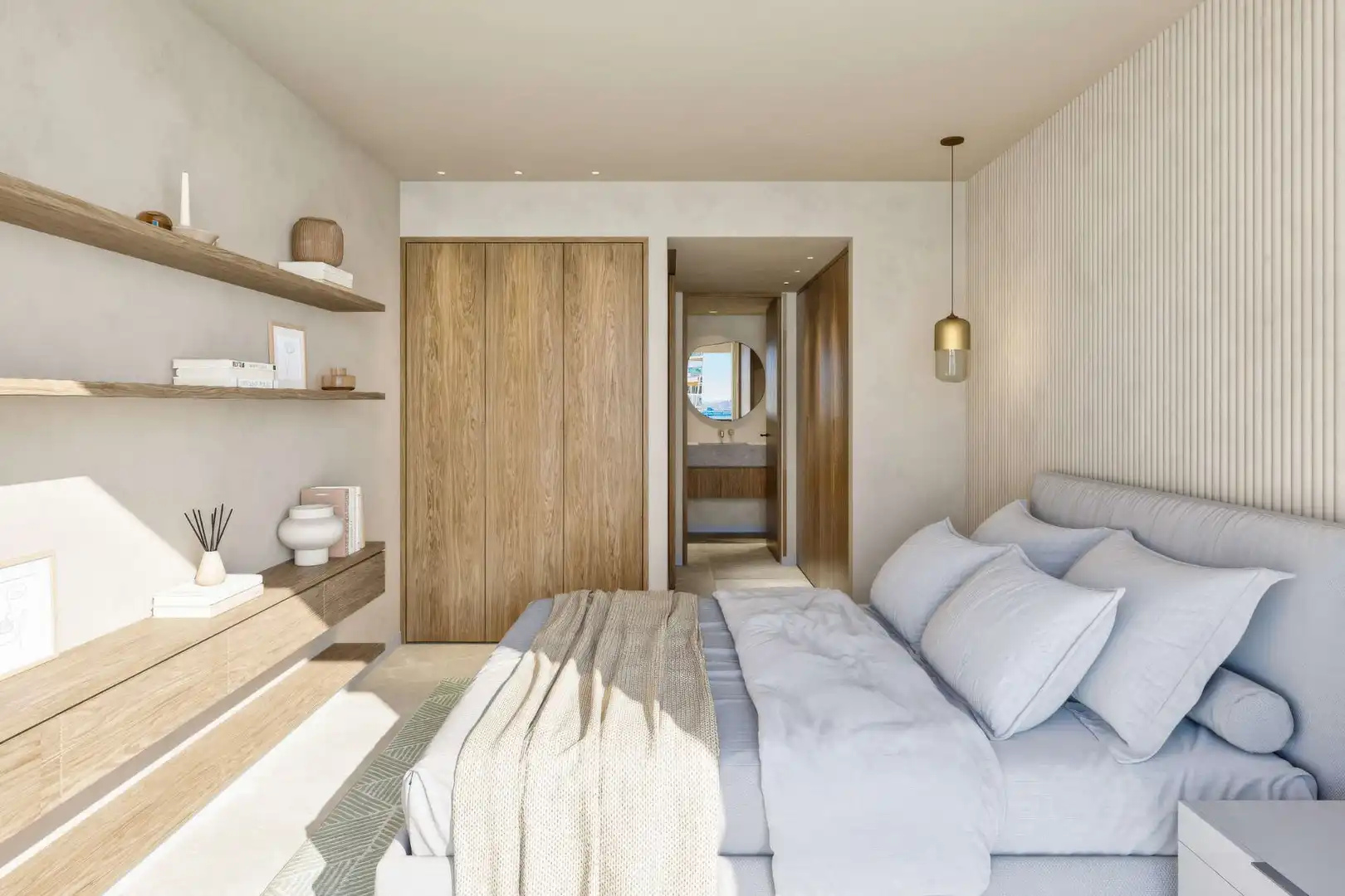 Dormitori de Apartament en venda en  Palma de Mallorca amb Aire condicionat, Calefacció i Terrassa
