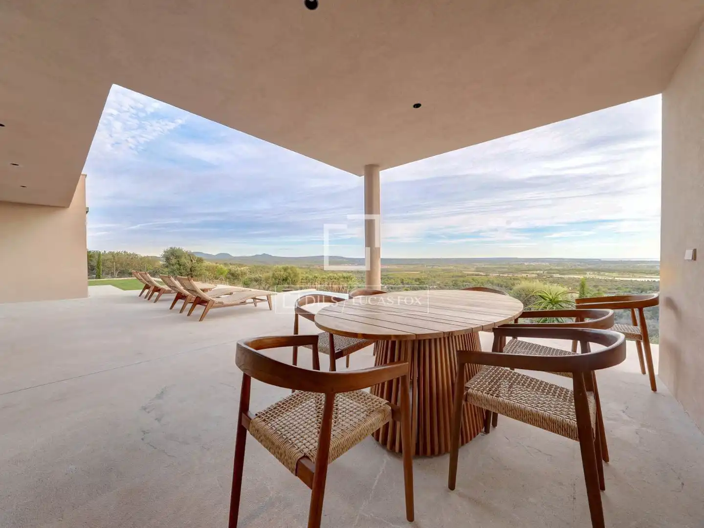 Terrasse von Country house zum Verkauf in  Palma de Mallorca mit Klimaanlage, Heizung und Privatgarten