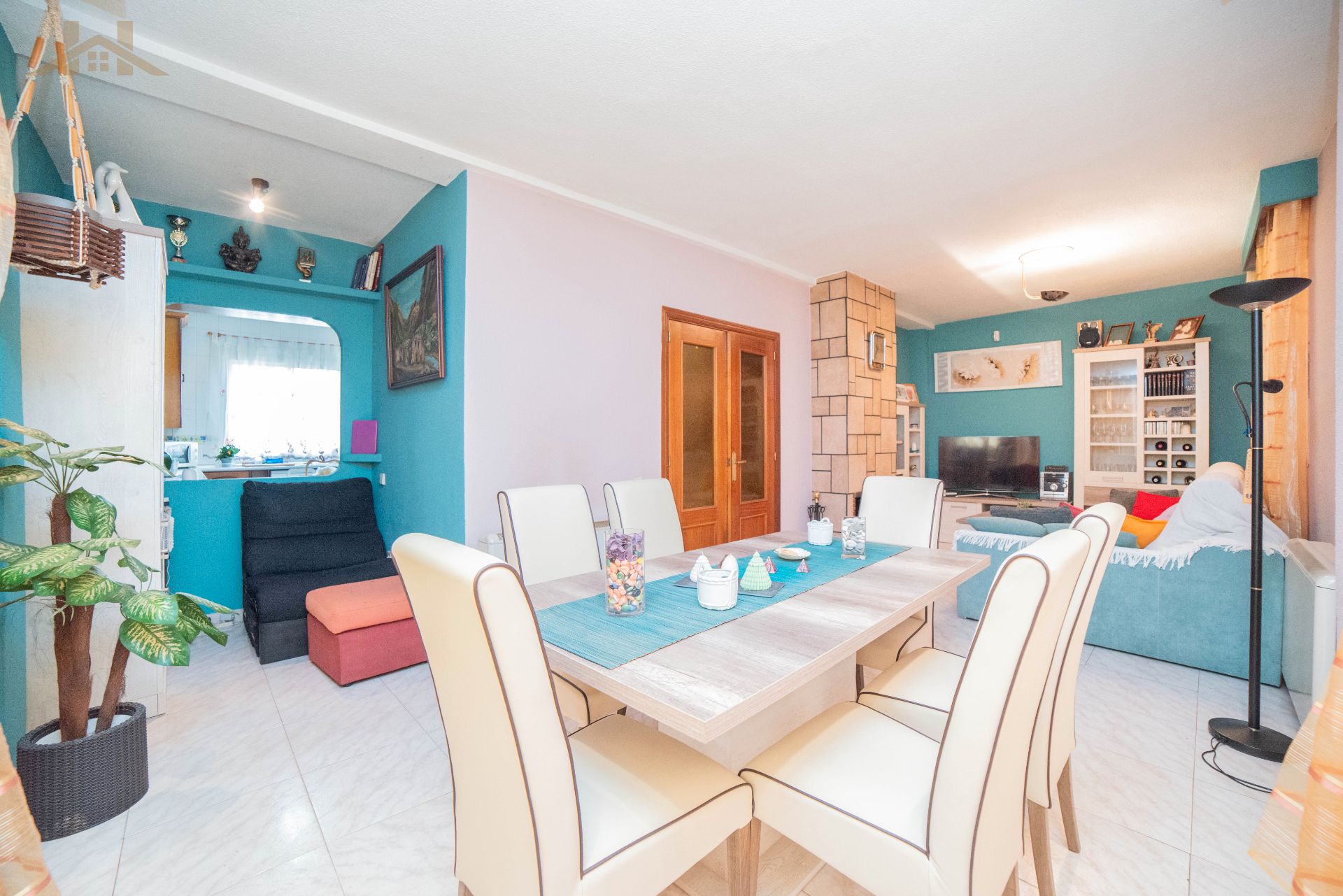 Living room of Single-family semi-detached for sale in Yeles  with Air Conditioner, Heating and Private garden