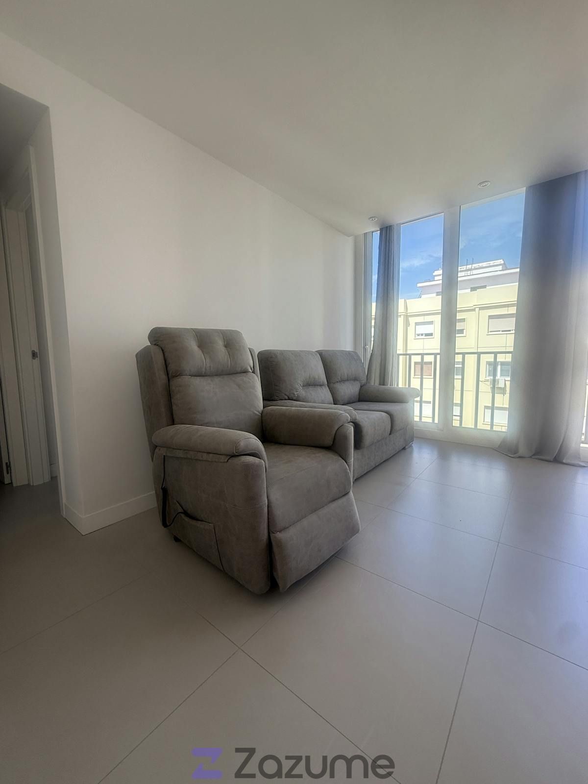Living room of Flat to rent in Málaga Capital  with Air Conditioner, Heating and Furnished