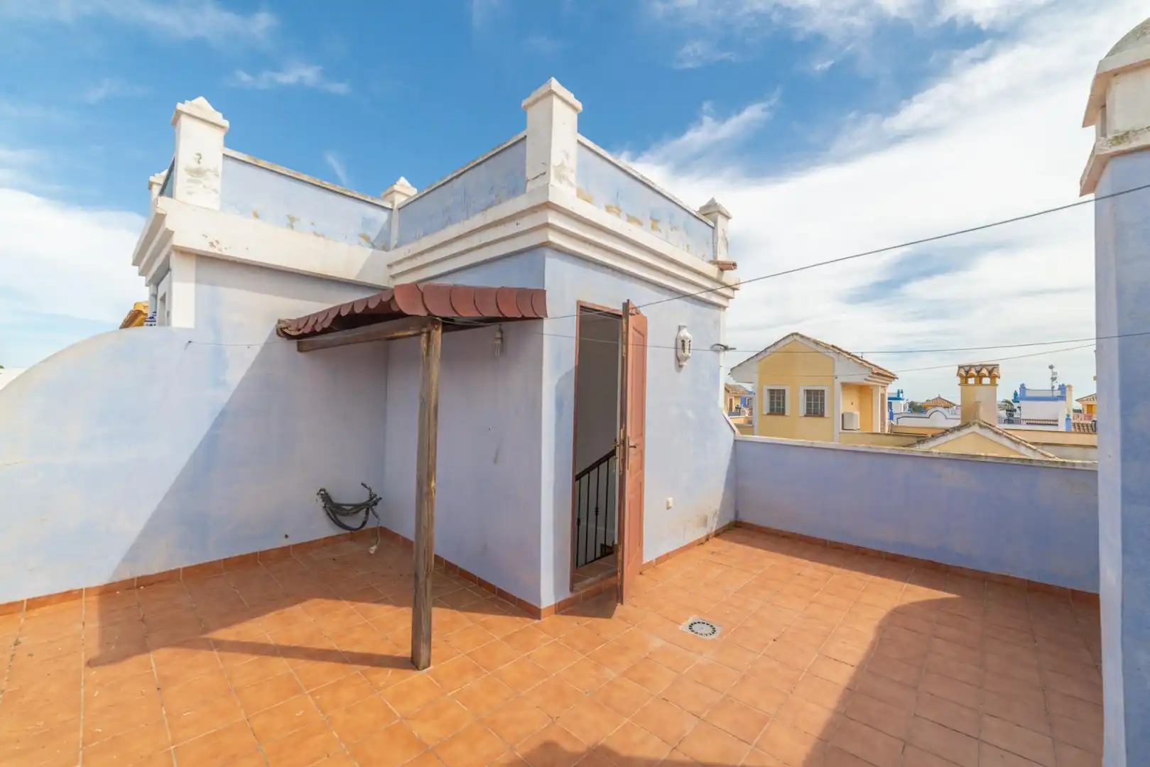 Terrace of Detached homes for sale in San Javier  with Furnished, Balcony and Community pool