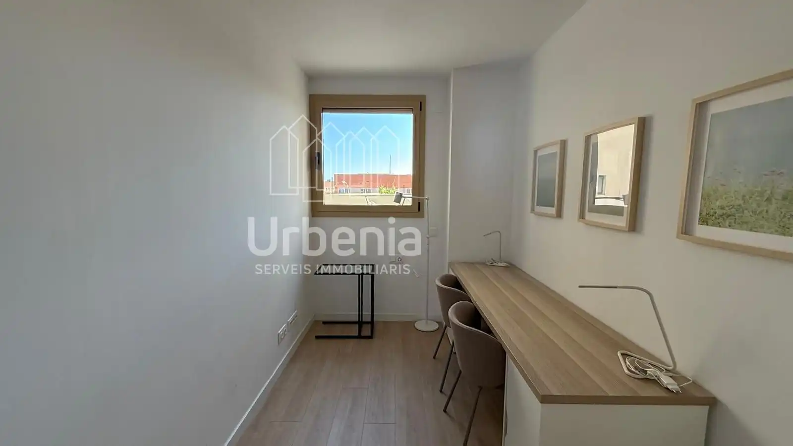Schlafzimmer von Wohnung zur Miete in Badalona mit Heizung und Terrasse