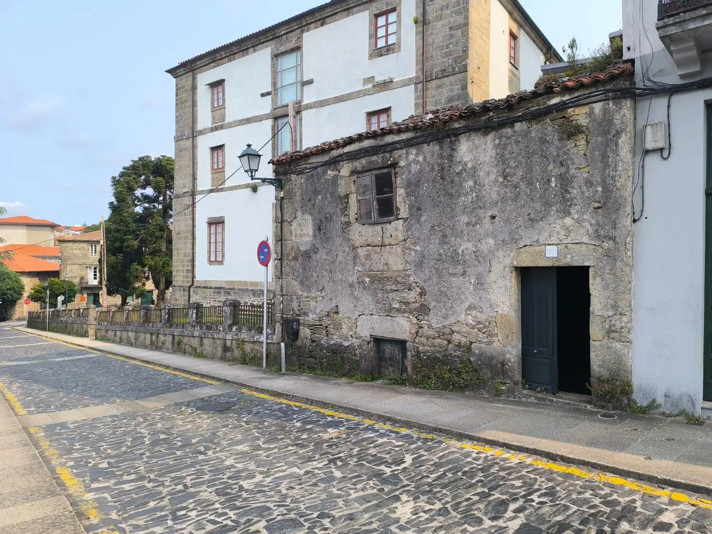 Vista exterior de Casa o chalet en venta en Santiago de Compostela  con Terraza